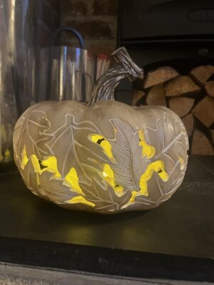 Light Up Halloween/Autumn Pumpkin Ornament